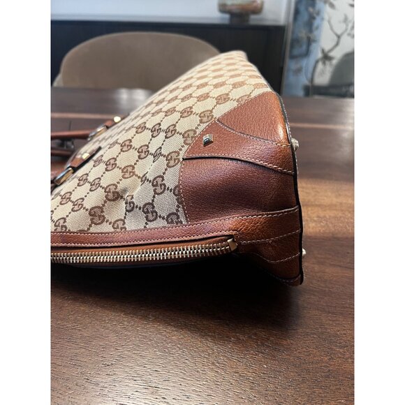 Gucci GG Supreme Handbag - Canvas & Leather - Picture 6 of 13